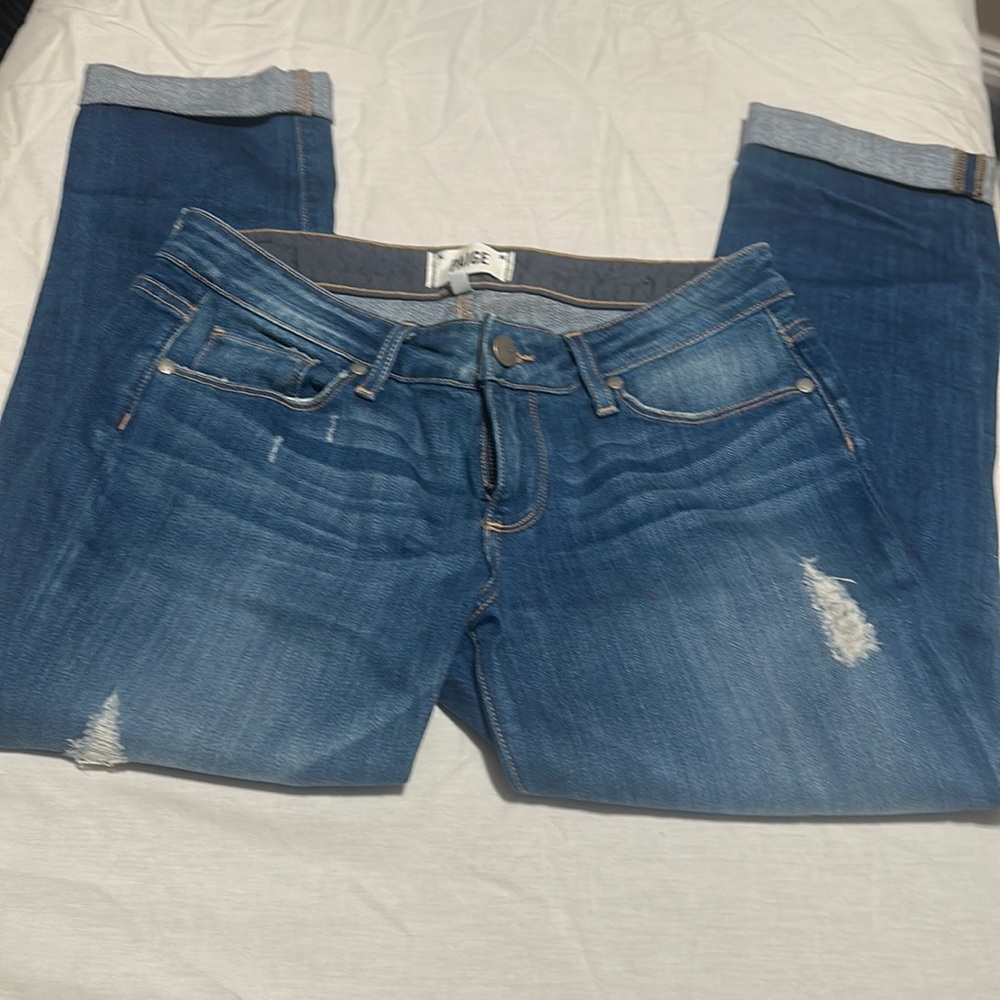 Paige capri cuffed